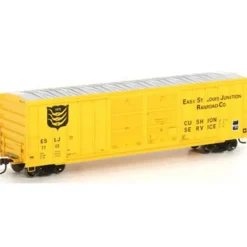 Trains|Athearn 87367 HO RTR 50' FMC Double Door Box, ESLJ #7714 - Model Train Junction: Quality Parts and Art Supplies