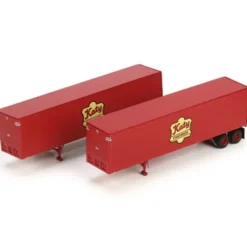 Trains|Athearn 73276 HO RTR 40' Fruehauf Z-Van Trailer, MKT #2 (2) - Model Train Junction: Quality Parts and Art Supplies