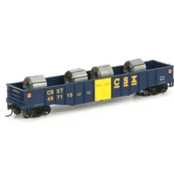 Trains|Athearn 91442 HO RTR 50' Gondola w/Coil Load, CSX #497115 - Model Train Junction: Quality Parts and Art Supplies
