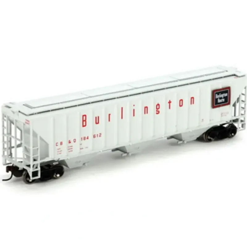 Trains|Athearn 72371 HO RTR 54' PS Covered Hopper, CB&Q #184612 - Model Train Junction: Quality Parts and Art Supplies