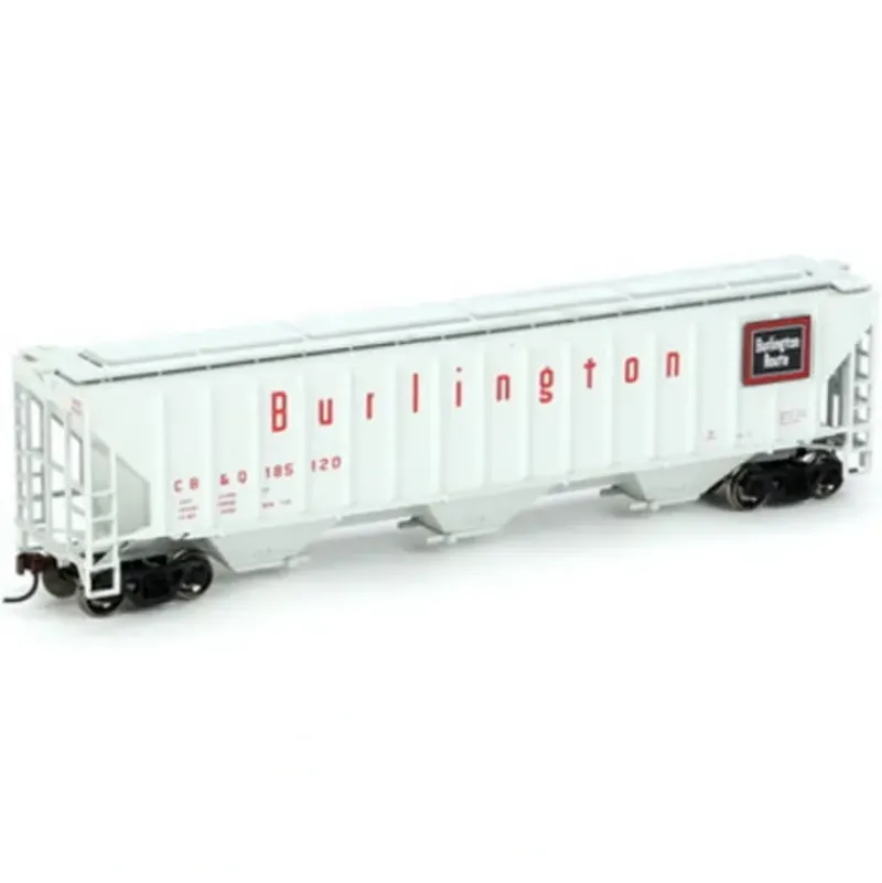 Trains|Athearn 72373 HO RTR 54' PS Covered Hopper, CB&Q #185120 - Model Train Junction: Quality Parts and Art Supplies