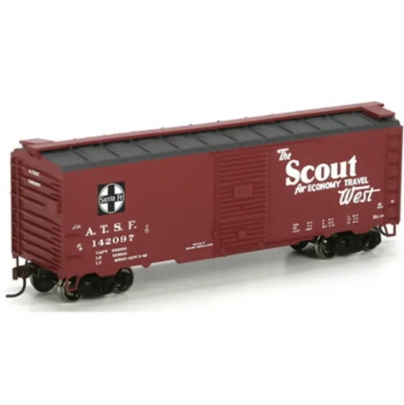 Trains|Athearn 70047 HO RTR 40' YSD Box, SF/Scout #142097 - Model Train Junction: Quality Parts and Art Supplies