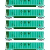 Trains|Athearn 94931 HO RTR Bathtub Gondola w/Load, O&W #5 (5) - Model Train Junction: Quality Parts and Art Supplies