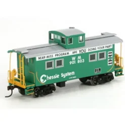 Trains|Athearn 74338 HO RTR Eastern 4-Window Caboose, Chessie/WM#901803 - Model Train Junction: Quality Parts and Art Supplies