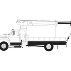 Trains|Athearn 96814 HO RTR Ford F-850 Boom Truck, White - Model Train Junction: Quality Parts and Art Supplies