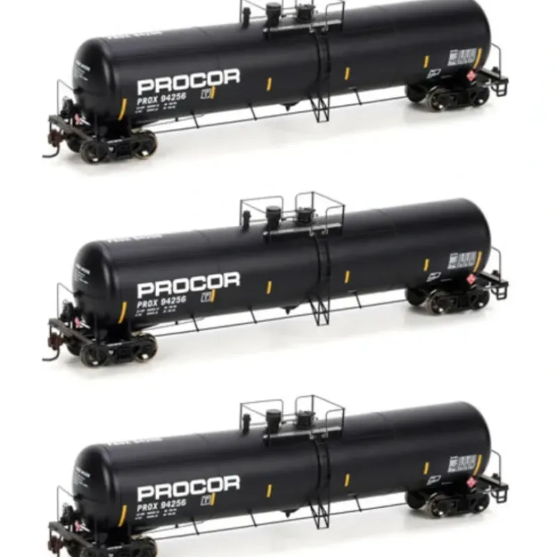 Trains|Athearn 97606 HO RTR 30,000-Gallon Ethanol Tank, Procor #1 (3) - Model Train Junction: Quality Parts and Art Supplies