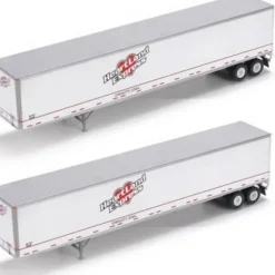 Trains|Athearn 28418 HO RTR Heartland Express 53'' Wabash Duraplate Trailers (Set of 2) - Model Train Junction: Quality Parts and Art Supplies