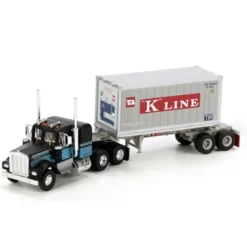 Trains|Athearn 92642 HO RTR Kenworth w/20' Container, K-Line #1 - Model Train Junction: Quality Parts and Art Supplies