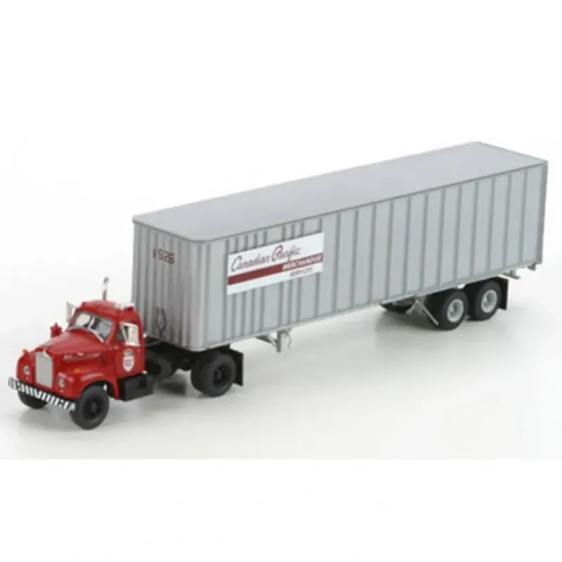 Trains|Athearn 70985 HO RTR Mack B w/40'' X Post Trailer, CPR - Model Train Junction: Quality Parts and Art Supplies