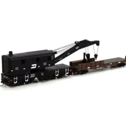 Trains|Athearn 75401 HO RTR 250-Ton Crane w/Tender, BN #D250 - Model Train Junction: Quality Parts and Art Supplies