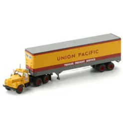 Trains|Athearn 93190 HO RTR Union Pacific Mack B Tractor w/ 40' Trailer - Model Train Junction: Quality Parts and Art Supplies