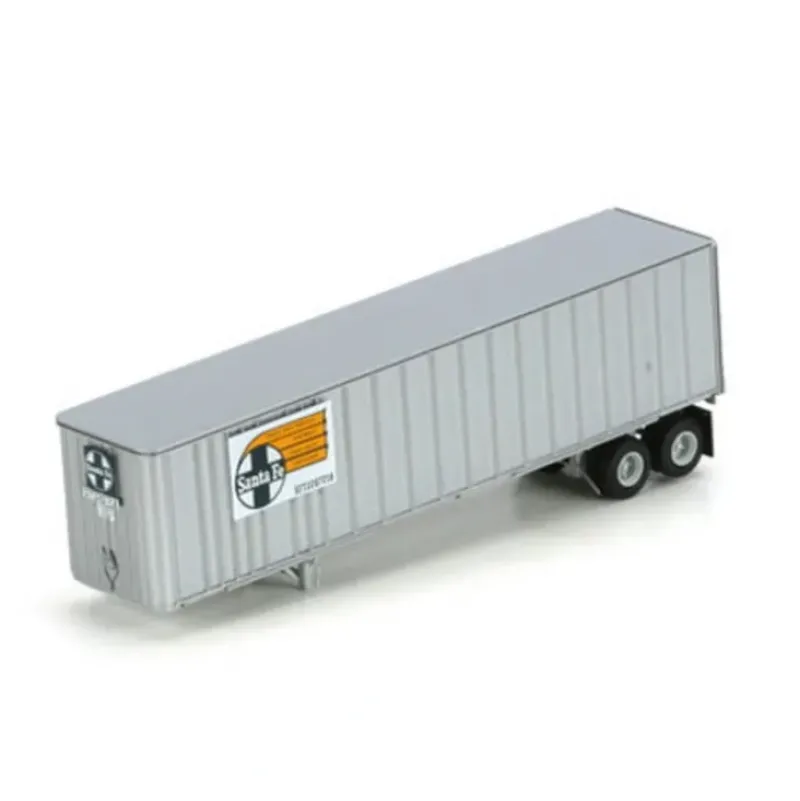Trains|Athearn 70961 HO Santa Fe 40' Fruehauf Exterior Post-Z Van (Pack of 2) - Model Train Junction: Quality Parts and Art Supplies