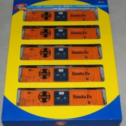 Trains|Athearn 92350 HO Santa Fe 57' Mechanical Reefer (Set of 5) - Ready To Roll - Model Train Junction: Quality Parts and Art Supplies