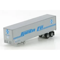Trains|Athearn 73307 HO Santa Fe 40' Smooth Side Z-Van Trailers (Set of 2) - Model Train Junction: Quality Parts and Art Supplies