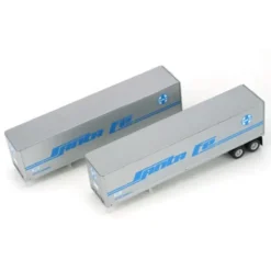 Trains|Athearn 73308 HO Santa Fe 40' Smooth Side Z-Van Trailers (Set of 2) - Model Train Junction: Quality Parts and Art Supplies