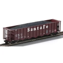Trains|Athearn 94643 HO Santa Fe 5-Bay Rapid Discharge Hopper #85855 - Model Train Junction: Quality Parts and Art Supplies