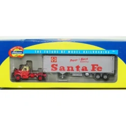 Trains|Athearn 93191 HO Santa Fe Mack B Tractor W/40' Reefer Trailer SF/Piggy-Back - Model Train Junction: Quality Parts and Art Supplies