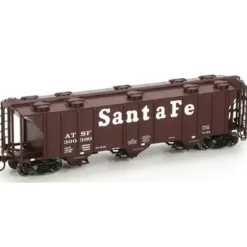 Trains|Athearn 89044 HO Santa Fe PS-2 2893 Covered Hopper #300390 - Ready to Run - Model Train Junction: Quality Parts and Art Supplies