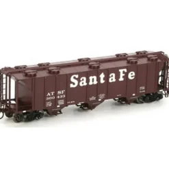 Trains|Athearn 89045 HO Santa Fe PS-2 2893 Covered Hopper #300433 - RTR - Model Train Junction: Quality Parts and Art Supplies