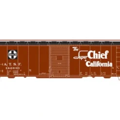 Trains|Athearn 70049 HO Santa Fe Super Chief 40' Steel Box Car #142691 - Model Train Junction: Quality Parts and Art Supplies