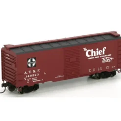 Trains|Athearn 70037 HO Santa Fe/Chief RTR 40' YSD Box Car #146223 - Model Train Junction: Quality Parts and Art Supplies