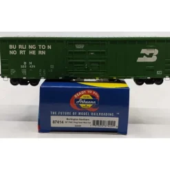 Trains|Athearn 87414 HO Scake Burlington Northern 50' FMC Plug Door Box Car #322425 - Model Train Junction: Quality Parts and Art Supplies