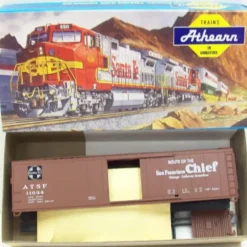 Trains|Athearn 5055 HO Scale 50' S/DR Box ATSF S/F Chief Kit - Model Train Junction: Quality Parts and Art Supplies
