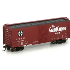 Trains|Athearn 70044 HO Scale AT&SF/Grand Canyon Line 40' Steel Door Box Car #141952 - Model Train Junction: Quality Parts and Art Supplies