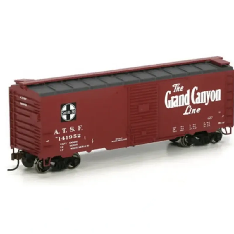 Trains|Athearn 70044 HO Scale AT&SF/Grand Canyon Line 40' Steel Door Box Car #141952 - Model Train Junction: Quality Parts and Art Supplies