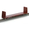 Trains|Athearn 88103 HO Scale BNSF 60' Bulkhead Flatcar #545096 - Model Train Junction: Quality Parts and Art Supplies