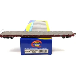 Trains|Athearn 97804 HO Scale Burlington Northern 60' Flatcar #584958 LN/Box - Model Train Junction: Quality Parts and Art Supplies