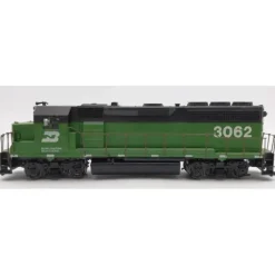 Trains|Athearn 4709 HO Scale Burlington Northern GP40-2 Powered Diesel Locomotive #3062 VG - Model Train Junction: Quality Parts and Art Supplies