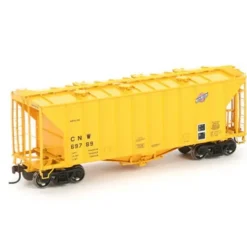 Trains|Athearn 87524 HO Scale C&NW/Yellow GATC 2600 Airslide Hopper #69789 - Model Train Junction: Quality Parts and Art Supplies