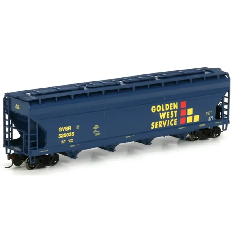 Trains|Athearn 72319 HO Scale Golden West Service ACF 5250 Centerflow Hopper #525035 - Model Train Junction: Quality Parts and Art Supplies