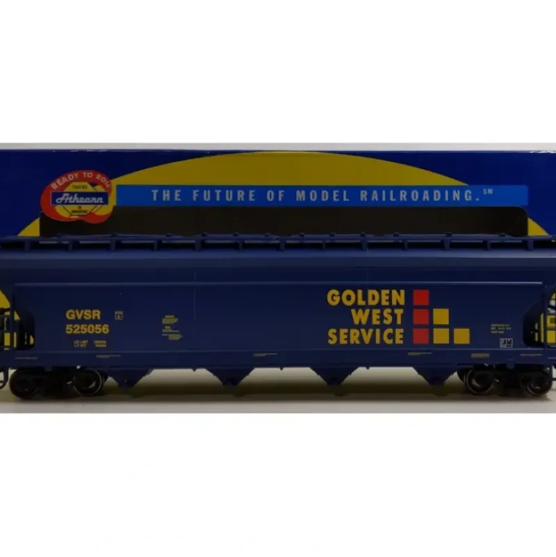 Trains|Athearn 72320 HO Scale Golden West Service ACF 5250 Centerflow Hopper #525056 - Model Train Junction: Quality Parts and Art Supplies