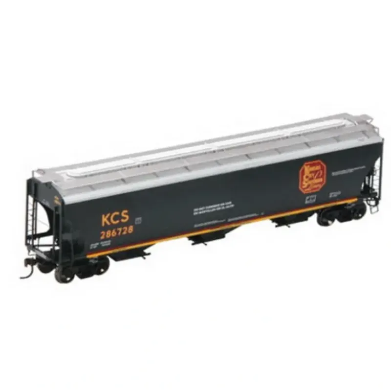 Trains|Athearn 89284 HO Scale Kansas City Southern Trinity Covered Hopper #286728 - Model Train Junction: Quality Parts and Art Supplies