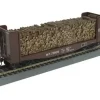 Trains|Athearn 91471 HO Scale Missouri Pacific Pulpwood Flat w/Load #728013 - Model Train Junction: Quality Parts and Art Supplies