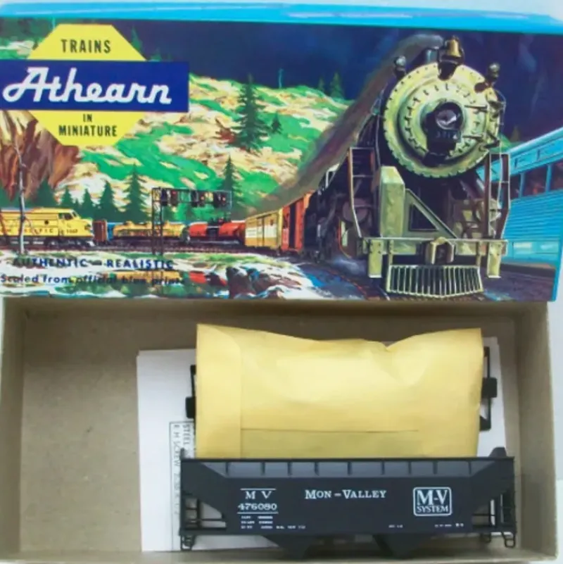 Trains|Athearn 476080 HO Scale Mon-Valley Offset Hopper Kit - Model Train Junction: Quality Parts and Art Supplies