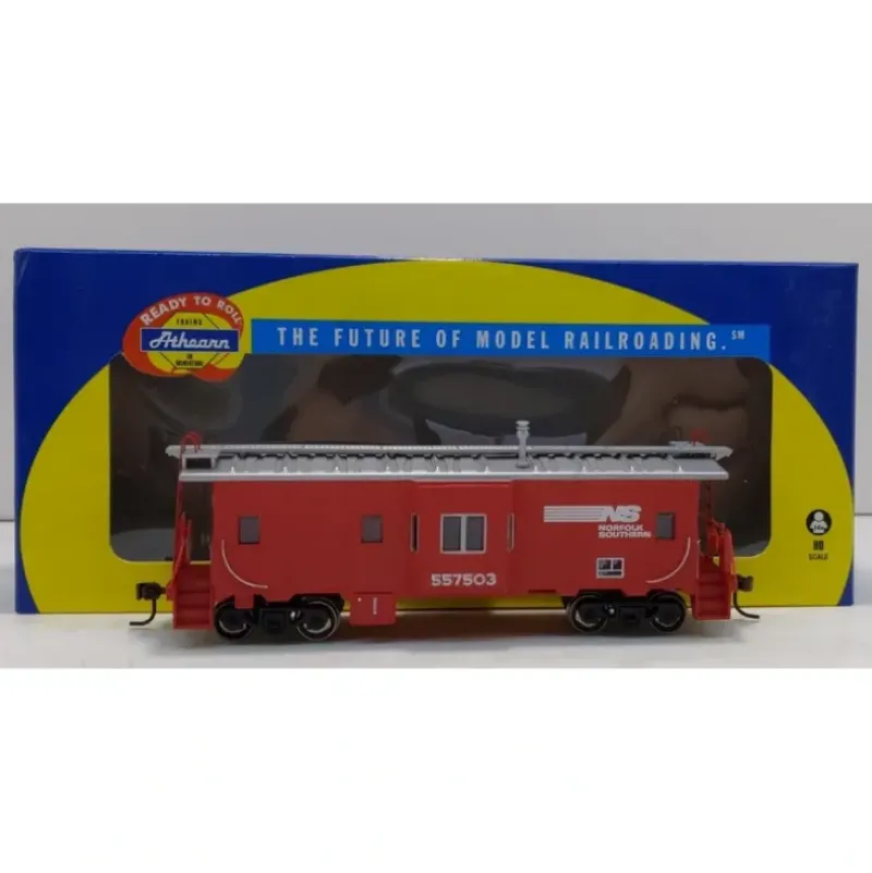 Trains|Athearn 7464 HO Scale Norfolk Southern Bay Window Caboose #557503 - Model Train Junction: Quality Parts and Art Supplies