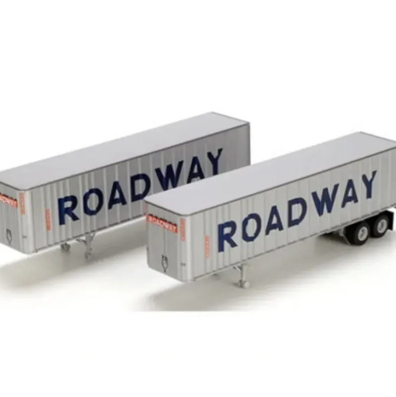 Trains|Athearn 28010 HO Scale RTR Roadway 40'' Exterior Post Z-Van Trailers - Model Train Junction: Quality Parts and Art Supplies