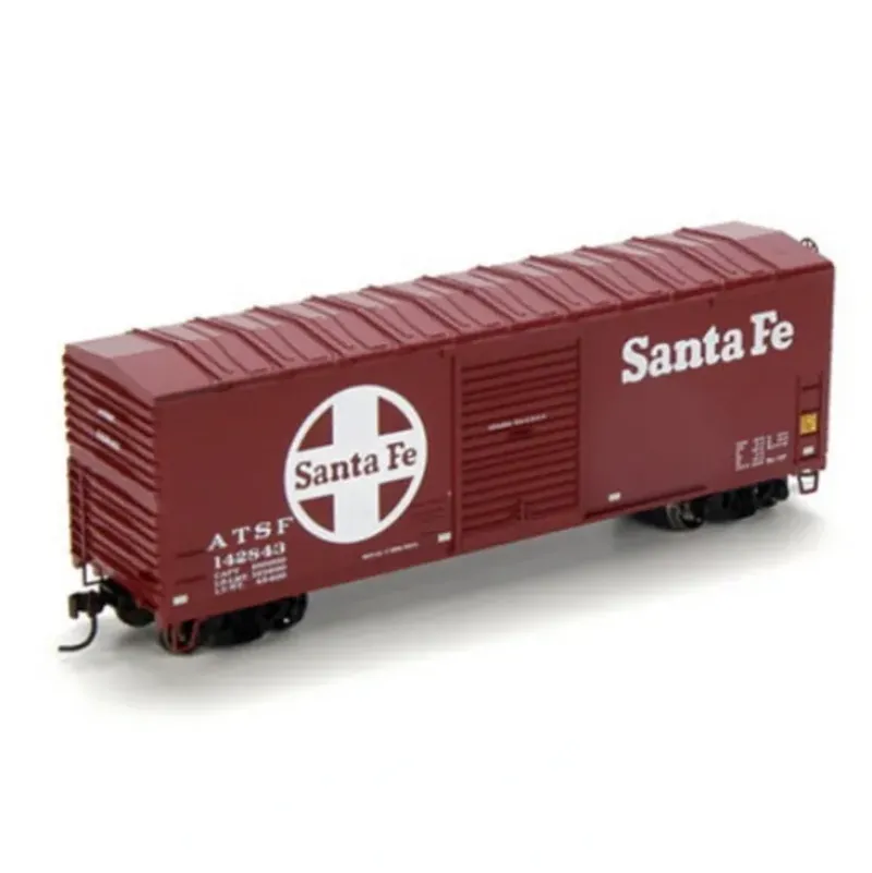 Trains|Athearn 73406 HO Scale Santa Fe 40' Modernized Boxcar #142843 - Model Train Junction: Quality Parts and Art Supplies