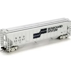 Trains|Athearn 72361 HO Scale Seaboard 54' PS Covered Hopper #241047 - Model Train Junction: Quality Parts and Art Supplies