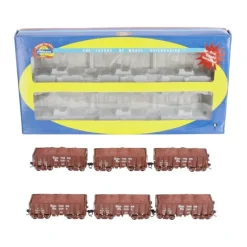 Trains|Athearn 94943 HO Scale Southern Pacific 26' Lo-Sided Ore Cars 6-Pack - Model Train Junction: Quality Parts and Art Supplies