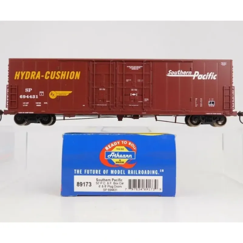Trains|Athearn 89173 HO Scale SP PC&F Plug Door 50' Boxcar #694431 - Model Train Junction: Quality Parts and Art Supplies
