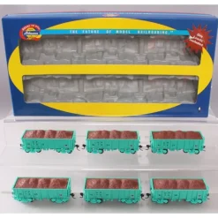 Trains|Athearn 94948 HO Scale Union Pacific 26' Lo-Side Ore Car Pack (6-Car Set) - Model Train Junction: Quality Parts and Art Supplies