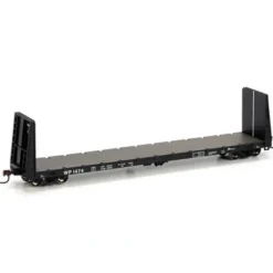 Trains|Athearn 88124 HO Scale Western Pacific 60' Bulkhead Flatcar # 1474 - Model Train Junction: Quality Parts and Art Supplies