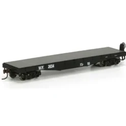 Trains|Athearn 97718 HO Scale Western Pacific 40' Flat Car # 2634 Ready To Roll - Model Train Junction: Quality Parts and Art Supplies
