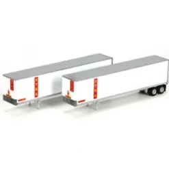 Trains|Athearn 73382 HO Scale XTRA 45' Fruehauf Z-Van Trailers #2 (Pack of 2) - Model Train Junction: Quality Parts and Art Supplies
