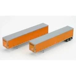 Trains|Athearn 28405 HO Schneider 53' Wabash Duraplate Trailers #1 (Set of 2) - Model Train Junction: Quality Parts and Art Supplies