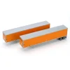 Trains|Athearn 28406 HO Schneider 53' Wabash Duraplate Trailers #2 (Set of 2) - Model Train Junction: Quality Parts and Art Supplies